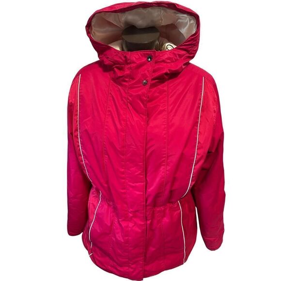 Columbia Jackets & Blazers - Columbia Women’s Large Pink Quilted Hooded Parka